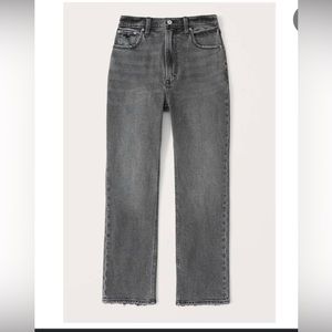 Abercrombie 30 L Ankle Straight Ultra High Rise